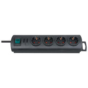 Brennenstuhl Primera-Line Presa Multipla 4 Uscite Nero 1,5mt
