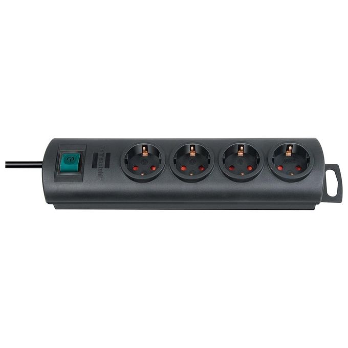 Brennenstuhl Primera-Line Presa Multipla 4 Uscite Nero 1,5mt