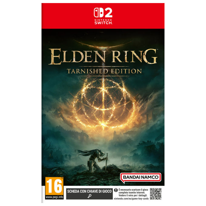 Bandai Namco ELDEN RING Tarnished Edition Gioco di ruolo per Nintendo Switch 2 include gioco base e espansione Shadow of the Erdtree con nuove classi armature e personalizzazione di Torrente colore Nero