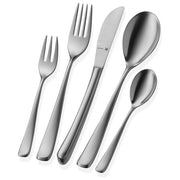 WMF 12.7191.6330 Vision Set di Posate 30 Pezzi per 6 Persone Cromargan protect Resistente ai Graffi Lavabile in Lavastoviglie colore Argento
