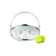 Lagostina 010920250500 Griglia Cuocivapore per Pentola a Pressione Acciaio Inox 18-10 22 cm compatibile 3.5L 5L 6L 7L 9L
