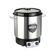 Weck WAT 25 Bollitore elettrico pastorizzatore in acciaio INOX 18-10 1800 W con timer e griglia colore Acciaio