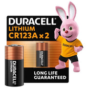 Duracell Lithium CR123A Fotobatterie 3V 1400mAh CR17345 2 Pezzi