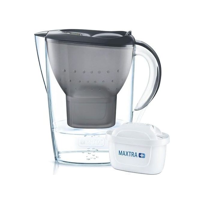 BRITA 790722 Marella Caraffa Filtrante per Acqua con Filtro MAXTRA PRO All-in-1 Capacita' 2,4 Litri colore graphit