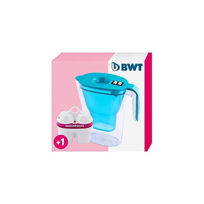 BWT 125258570 Caraffa Filtrante Vida Petrol Blu