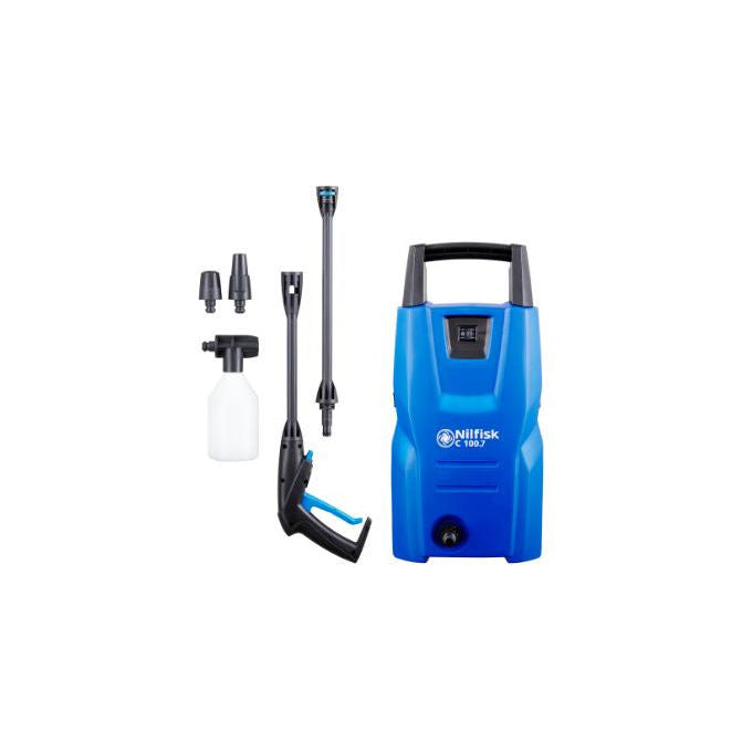 Nilfisk 128470902 C 100.7-5 idropulitrice ad alta pressione 100 bar 440 l-h 1300 W colore Blu Nero