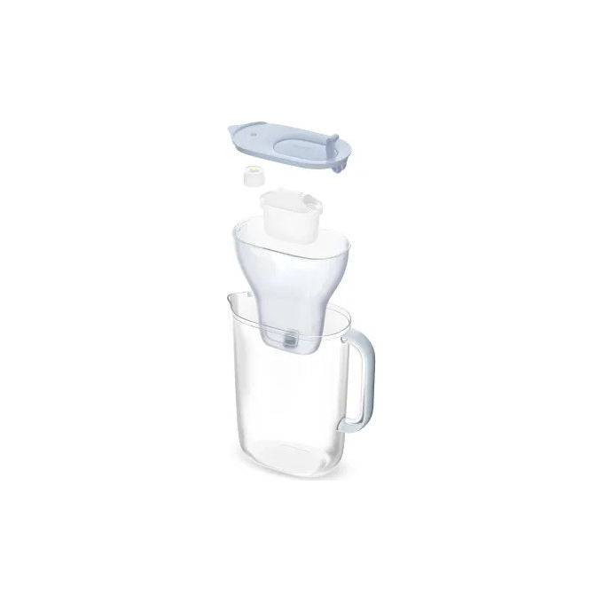 Brita 136123 Style eco Caraffa filtrante 2,4 L con filtro MAXTRA PRO All-in-1 colore glacier blue