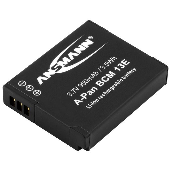 Ansmann 1400-0050 Batteria per Fotocamera Digitale Tecnologia Li-Ion 950 mAh 3.7 V compatibile Panasonic Lumix colore Nero