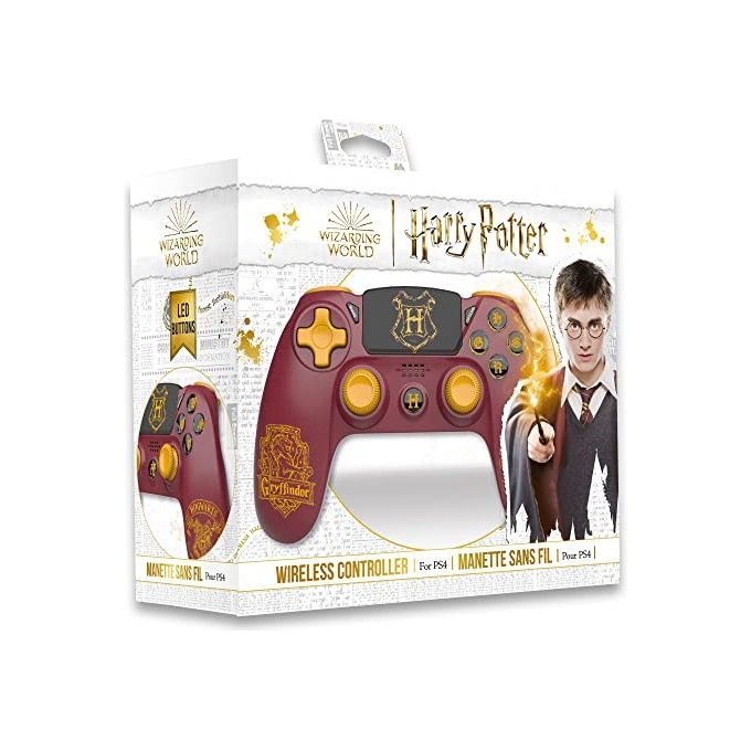 Freaks And Geeks 140119 Wizarding World Harry Potter Controller Wireless PS4 Grifondoro colore Rosso
