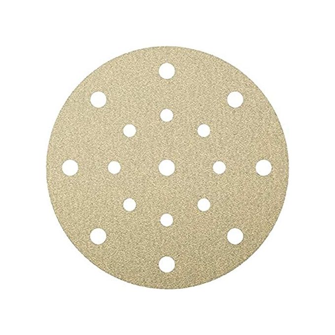 Klingspor 147107 PS 33 CK Dischi Abrasivi Autoaggrappanti Grana 60 Diametro 150 mm Senza Foro colore Nero
