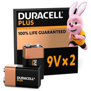 Duracell 142268 Plus Batteria Alcalina 9V 6LR61 Monouso confezione da 4 pz