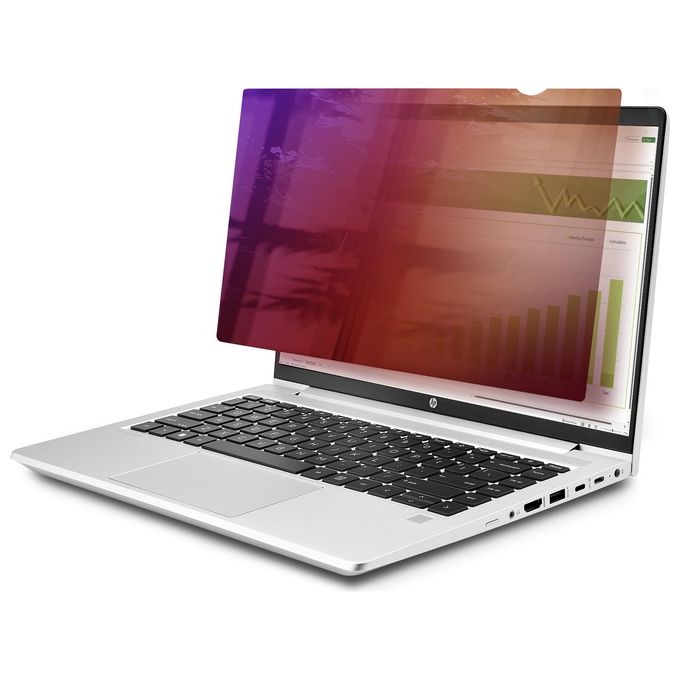 Startech filtro privacy per laptop 14 pollici 16:9, reversibile oro e opaco, riduzione luce blu 51%, tecnologia microlouver, angolo visione 30 gradi