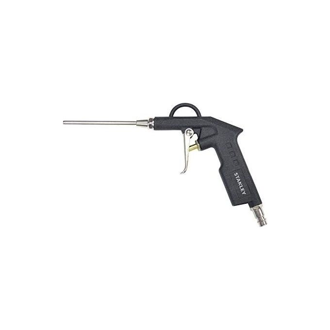 Stanley 150026XSTN Pistola Soffiaggio Aria Compressa Beccuccio Lungo 100 mm 8 bar Attacco 6x11 mm colore Nero