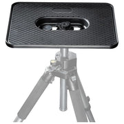 Walimex 15113 Piastra per Laptop e Proiettore in Alluminio Portata fino a 15 Kg con Attacco 1-4'' e 3-8'' colore Nero