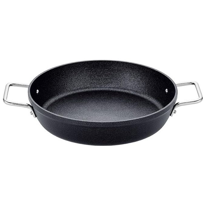 Fissler 156-305-32-100-0 Adamant Tegame 32 cm Antiaderente Resistente ai Graffi Induzione Acciaio Inox colore Nero