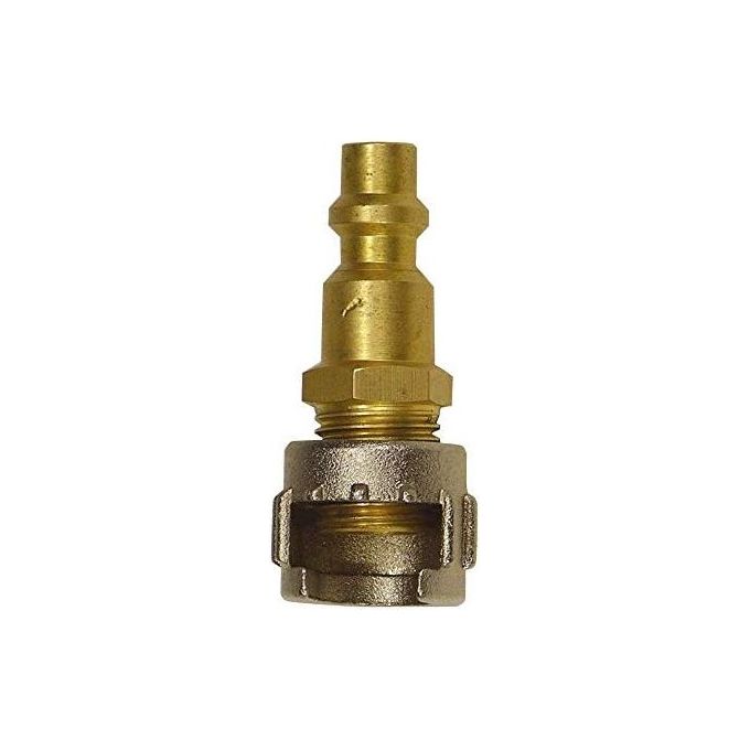 Stanley 156352XSTN Adattatore Innesto Rapido a Baionetta per Compressore Ottone Nichelato Attacco Filettato 1-4''
