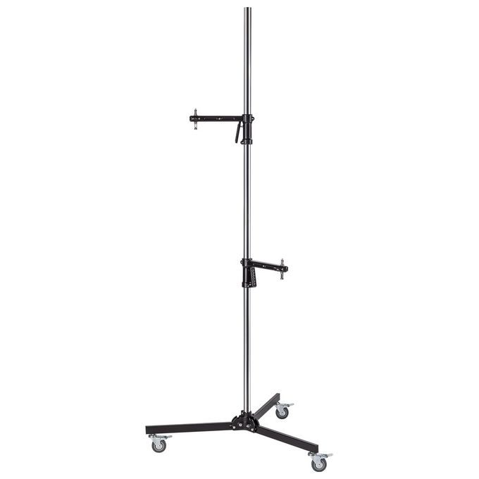 Walimex 15803 Kit di Fissaggio con Capacita' Massima 12 Kg Peso 11 Kg Altezza 2000 mm Profondita' 70 mm colore Nero