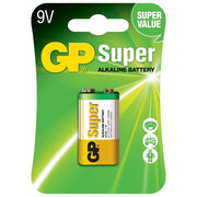 GP Batteries 1604A-U1 Super Alkaline Pila 9V 6LF22 PP3 Prismatica Alcalina 1 pezzo