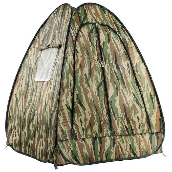 Walimex 16345 Tenda Mimetica Pop-Up in Poliestere 190T con Sistema Rapido di Montaggio e Smontaggio Dimensioni 110x110x140 cm colore Multicolore