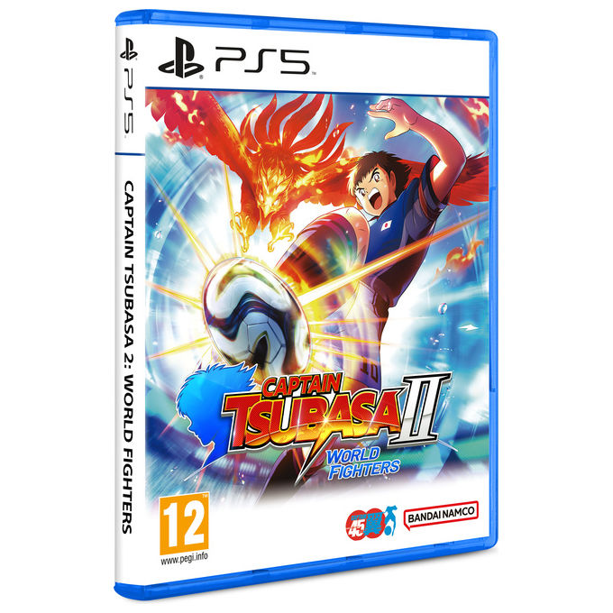Bandai Namco CAPTAIN TSUBASA 2 WORLD FIGHTERS Videogioco PS5 110 Personaggi Giocabili 22 Nazionali 150 Filmati Super Mosse Singolo Multiplayer PEGI 7 colore Nero