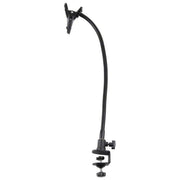 Walimex 16783 Collo di Cigno con Morsetto e Clip per Studio Lunghezza 53 cm Apertura Morsetto 5 cm Attacco 1-4 e 3-8 di Pollice colore Nero