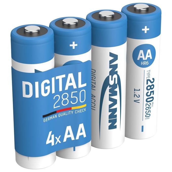 Ansmann Batterie Nimh Stilo 2850mah 4pz.