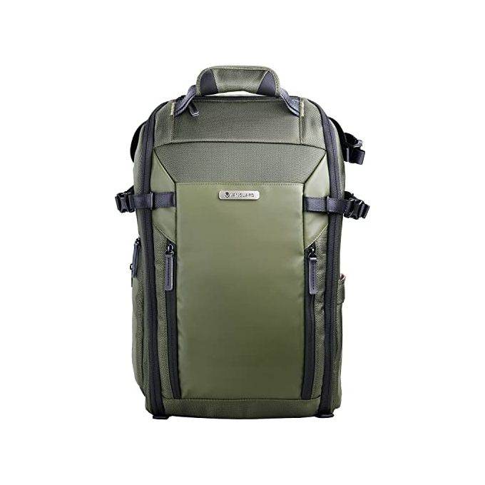 VANGUARD VEo Select 45BFM GR Veo Select Zaino Fotografico per DSLR Mirrorless fino a 10,5'' con Protezione Antipioggia inclusa colore Verde