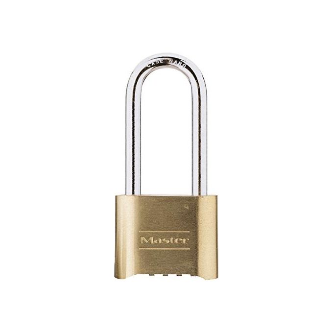 Master Lock 175EURDLH Lucchetto a Combinazione in Zinco Massiccio con Archetto in Acciaio Temprato 58 mm Colore Oro