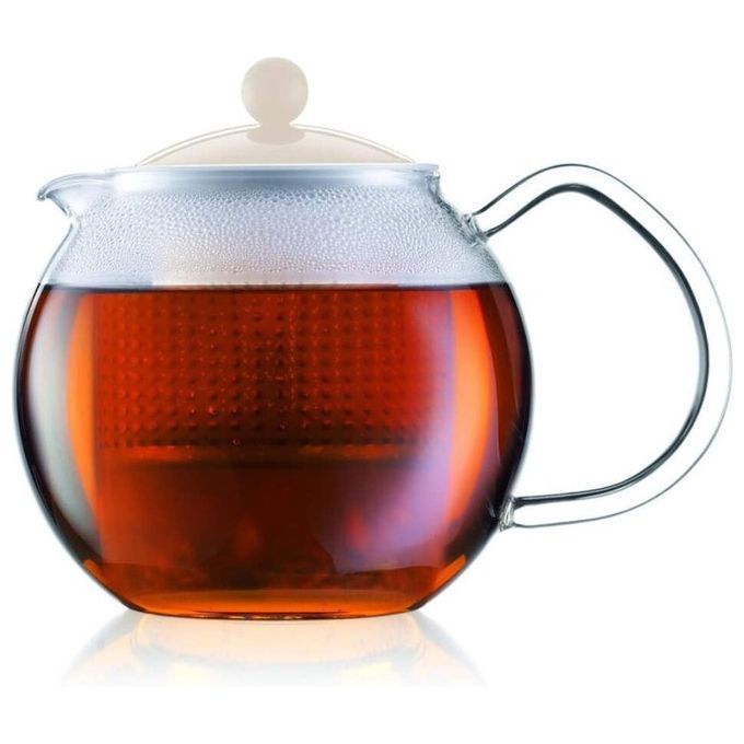 Bodum 1823-01 Assam Teiera a pressione 0.5 L con filtro in vetro borosilicato colore Nero