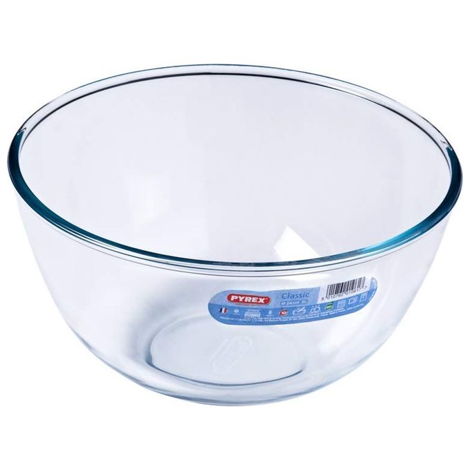 Pyrex 7070.55177 Ciotola per Miscelazione Vetro Borosilicato 3 L 24 cm colore Trasparente