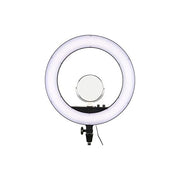 Godox LR160B LR160 Luce ad Anello LED 160 LED Temperatura Colore Regolabile da 3300K a 8000K Luminosita' Regolabile 10-100% Alimentazione a Rete o Batteria NP-F970 Colore Nero