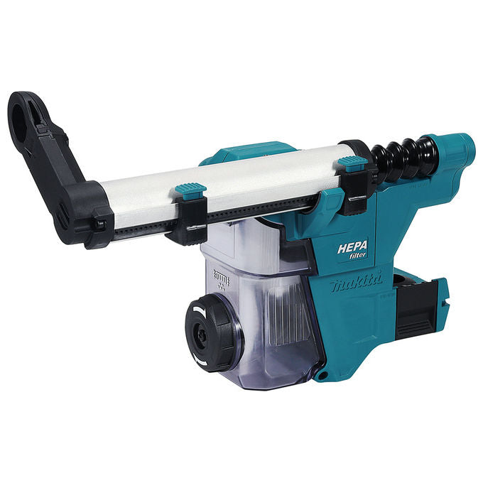 Makita 1911P2-6 Sistema di Aspirazione Polvere per DHR183 HR010G HEPA 0.4 L colore Nero