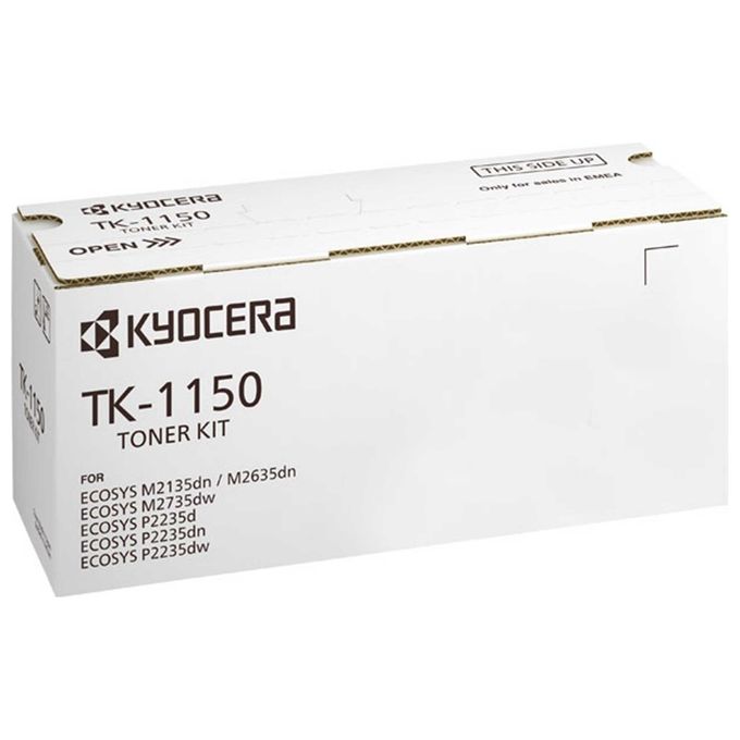Kyocera TK-1150 Toner Originale per ECOSYS M2135dn M2635dn M2735dw 3000 pagine colore Nero