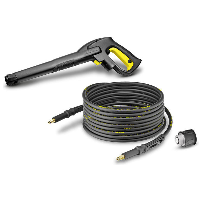 Kärcher 2.643-909.0 Kit di pulizia per la macchina con tubo 12 m pistola ergonomica e adattatore Quick Connect colore Nero Giallo