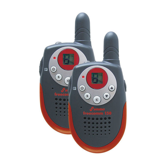 Stabo 20131 freecomm 150 Ricetrasmittente 8 canali 446 MHz 500 mW 3 batterie AAA colore Nero