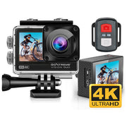 Easypix 20161 GoXtreme Vision Duo Action Camera 4K Ultra HD 170° Wi-Fi Impermeabile 30m Display Touch 2'' e Frontale 1,3'' colore Nero