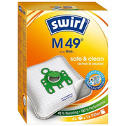 Swirl M 52 MicroPor Plus AirSpace Sacchetti per Aspirapolvere Filtro Anti-Allergia Miele 4 pz colore Bianco
