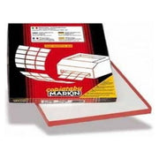 Markin 210C581 Etichette Adesive A4 19x10 mm 280 etichette per foglio 100 fogli 28000 etichette colore Bianco