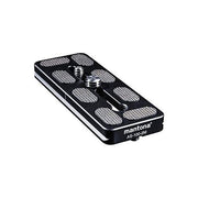 Mantona AS-100-2M Piastra a Sgancio Rapido Compatibile Arca-Swiss Alluminio Fresato CNC 100x38 mm colore Nero