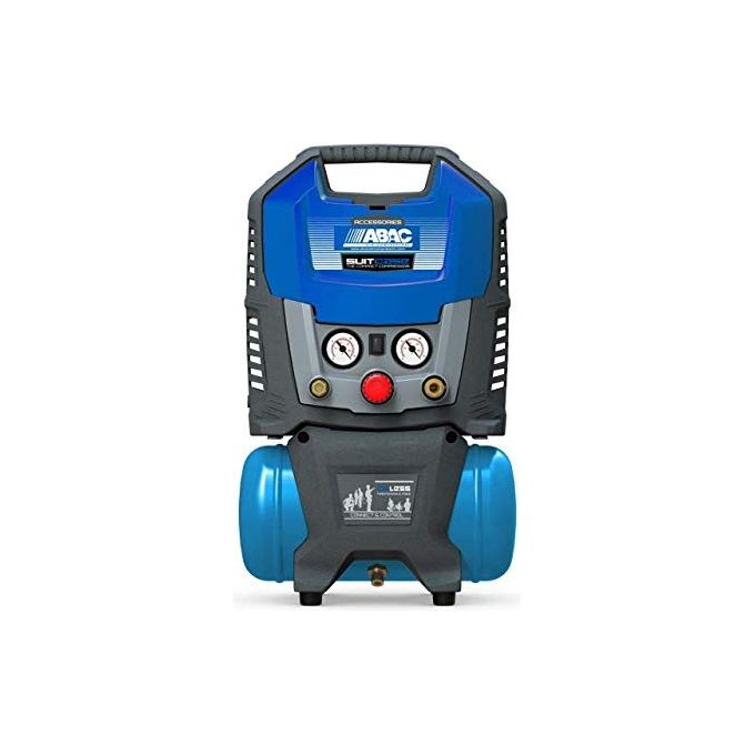 Abac 2236115861 Suitcase 6 Compressore Portatile Oil-Free 6 L 8 bar 1.5 HP 160 l-min 97 dB