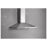 Silverline 2240.6.733.04 Cappa a Parete 60 cm 295 m³-h Classe D 63 dB Pulsanti colore Acciaio Inossidabile