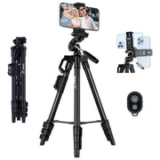 Rollei 22638 Selfie Traveler Treppiede Smartphone Fotocamera Azione 3 Gambe Alluminio 120 cm 2 Kg colore Nero