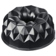 ORIGINAL KAISER 2300646794 Inspiration Stampo in Alluminio Pressofuso Antiaderente per Dolci Geometrico da 25 cm colore Nero