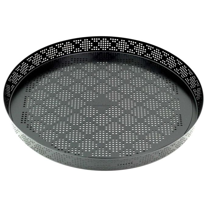Kaiser Inspiration Teglia per Pizza con Fondo di Sollevamento 28cm Perforata