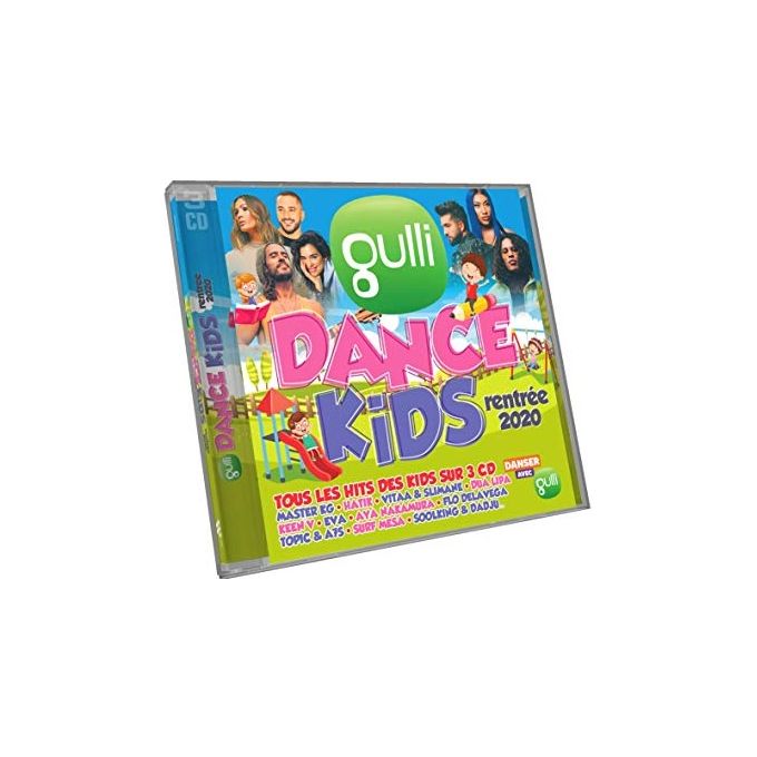CD Gulli Dance Kids Rentree 2020 Un Album Esclusivo di Musica per Bambini adatto per il Divertimento e la Libera Espressione Creativa