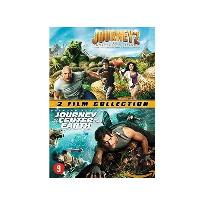 Warner Bros Journey al Centro della Terra e Journey 2 L'Isola Misteriosa Cofanetto 2 DVD Edizione Belga PAL Region 2 Dolby Digital 5.1