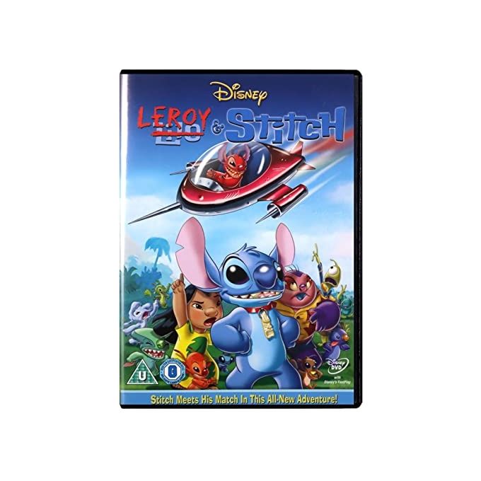 Walt Disney BUA0033201 Leroy e Stitch Film Animazione DVD PAL Regione 2 Dolby Digital 5.1 16:9 Widescreen UK Import
