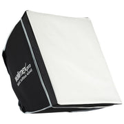 Walimex pro 23417 Softbox Quadrata 40x40 cm Rotazione 360° con Diffusore Anteriore e Intermedio Adattatore Bowens Borsa per il Trasporto colore Nero