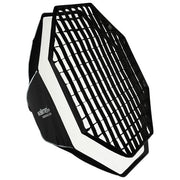 Walimex pro 23422 Essential Softbox Ottagonale 120 cm con Griglia e Adattatore Bowens colore Nero