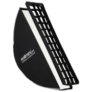 Walimex pro 23426 Essential Striplight Softbox 22x90 cm Rotazione 360° con Griglia Adattatore Bowens Incluso colore Nero